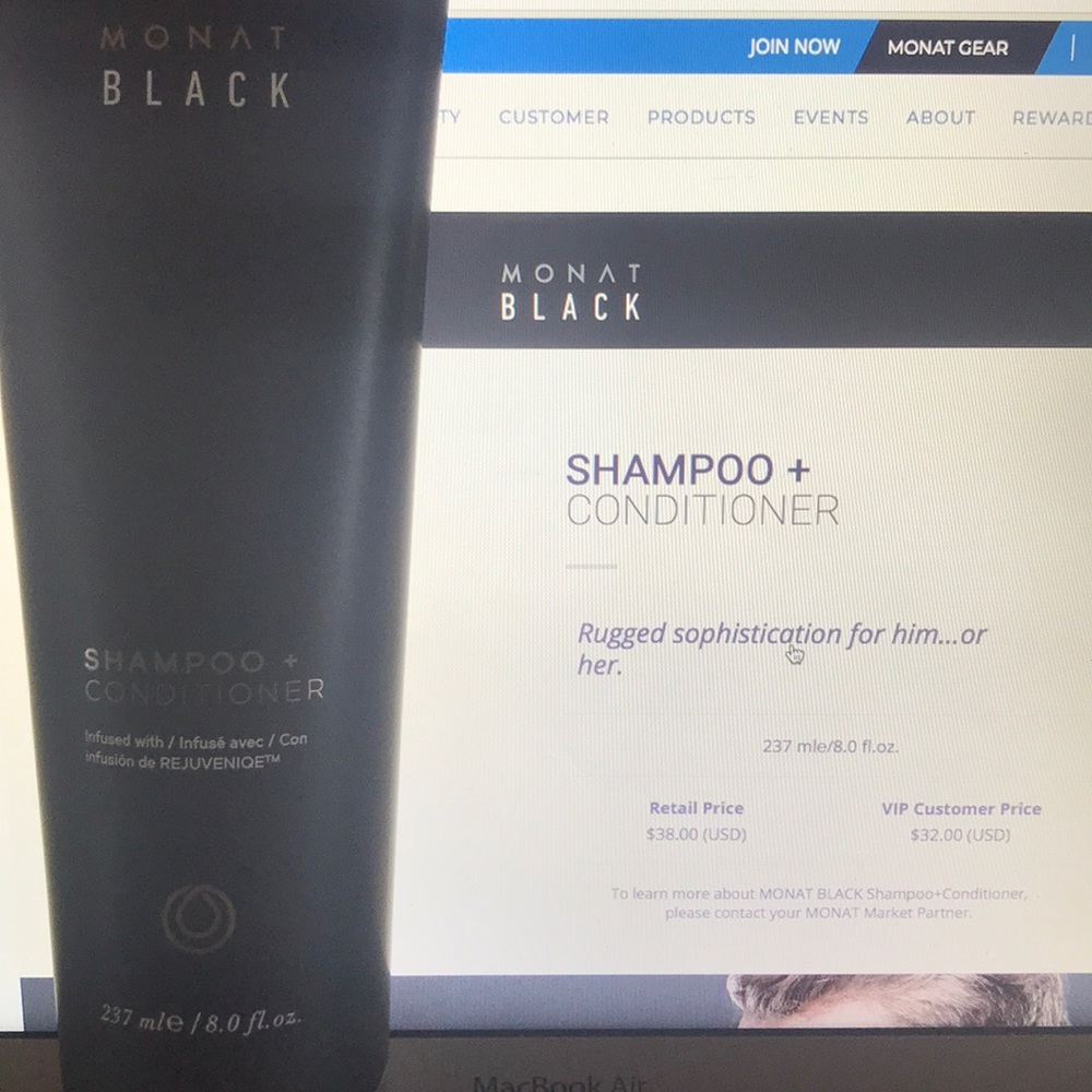 Monat Black Shampoo + Conditioner